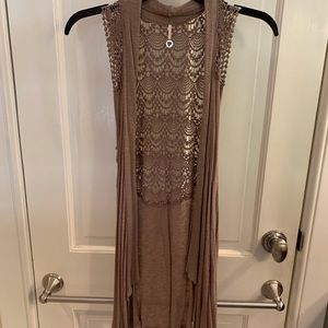 Robin K. Tank Cardigan - Size S